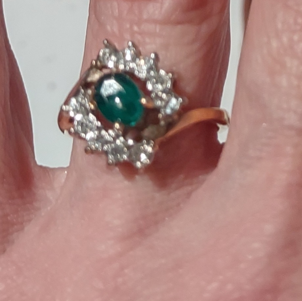 Avon emerald ring